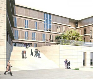 Redering nuova sede dell'università di Modena