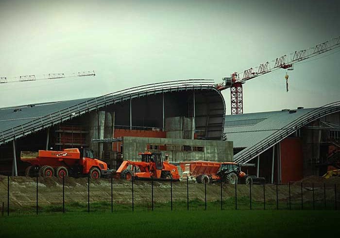 Foto lavori di costruzione del nuovo ospedale di Monselice