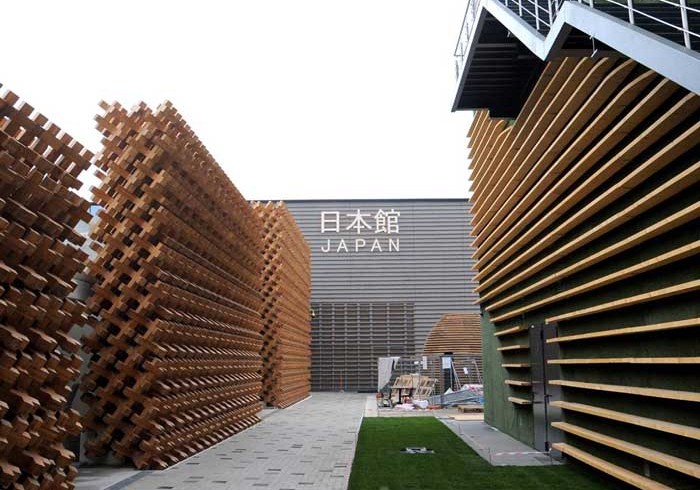 Fotografia ingresso padiglione Giappone EXPO 2015